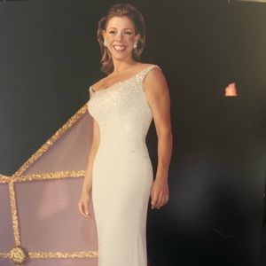 Stephen Yearick White Pageant Gown